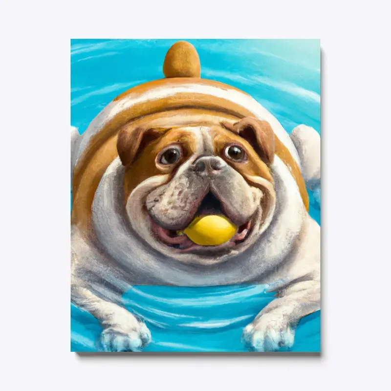 Fat Dog Canvas