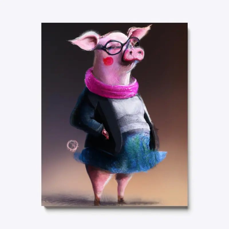 Pig Canvas