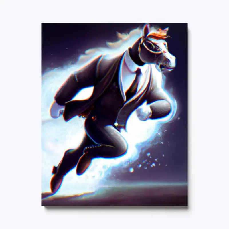 Running Horse Canvas