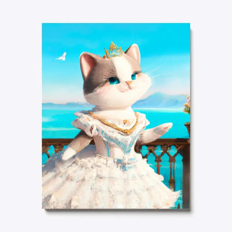 Cat Princess Canvas